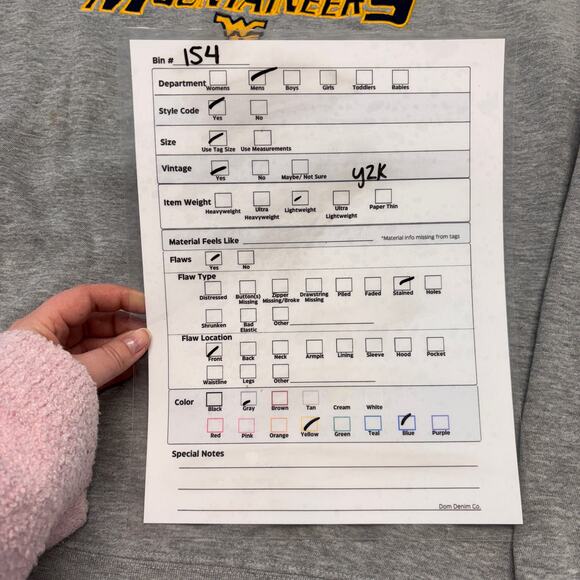 Vintage Y2k Starter West Virginia Mountaineers Grey Mens XL Crewneck Sweatshirt - Picture 8 of 9